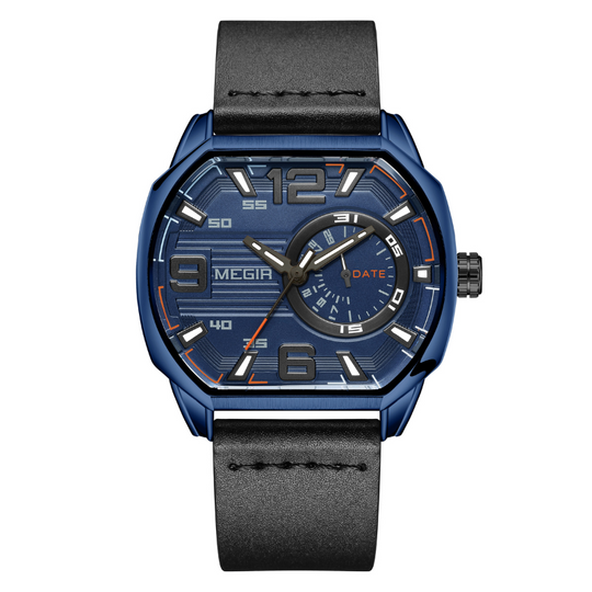 Montre de sport en cuir premium