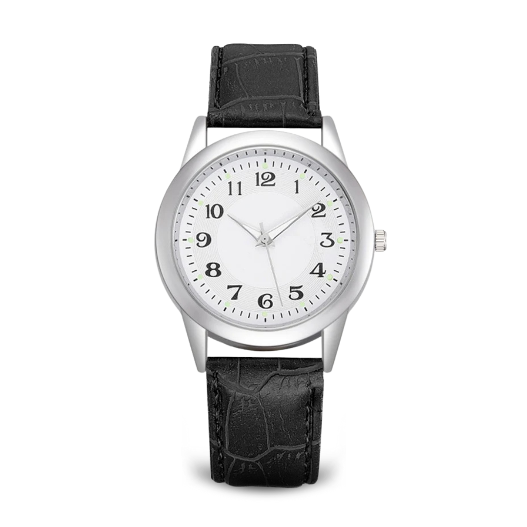 Elegant Stainless Steel Minimalist Watch