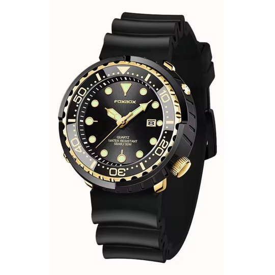 Modische Silikonarmband Chronograph Sportuhr