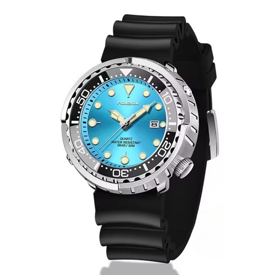 Modische Silikonarmband Chronograph Sportuhr