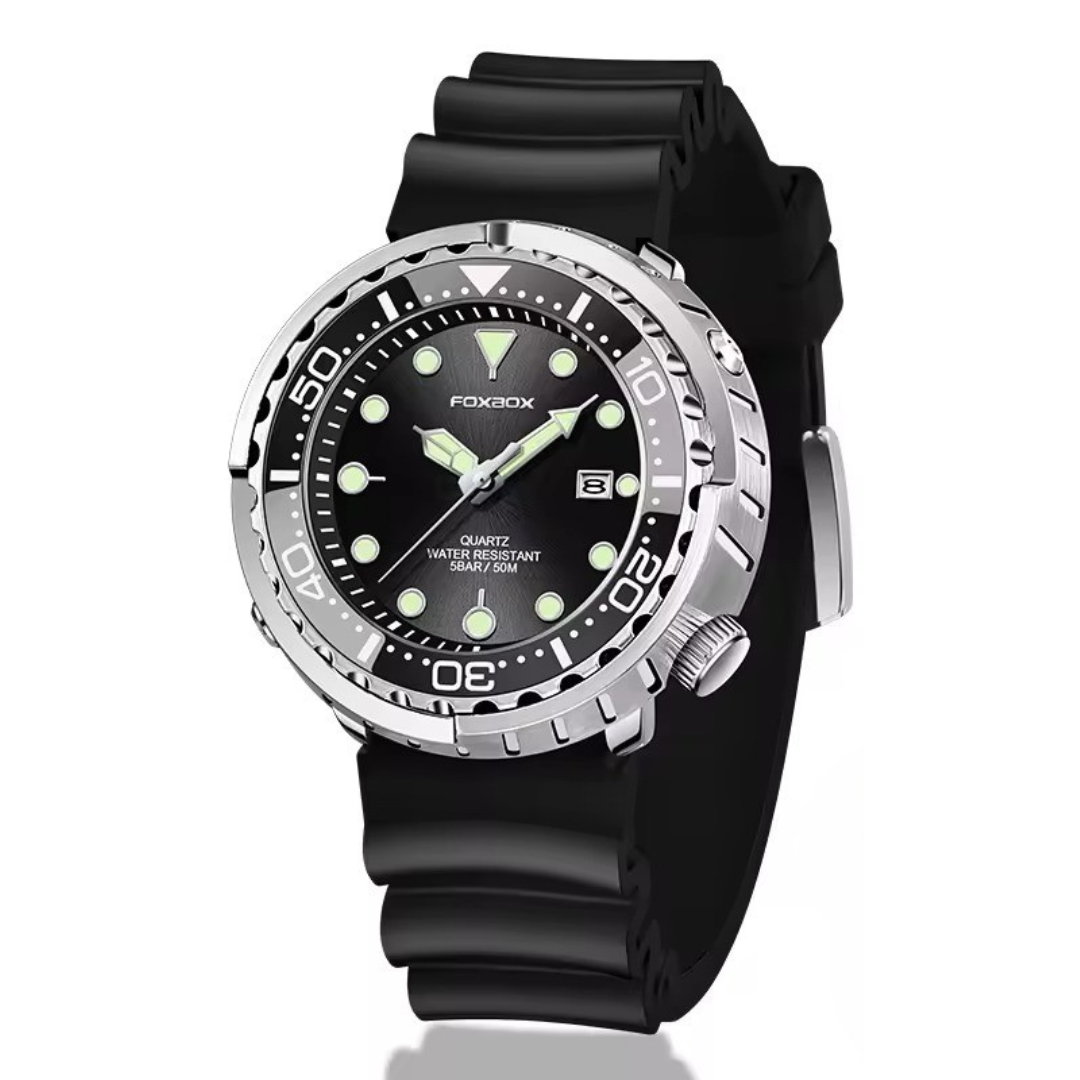 Modische Silikonarmband Chronograph Sportuhr