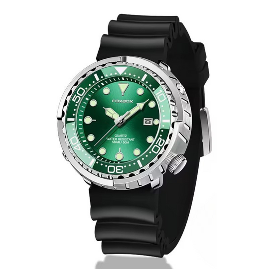Modische Silikonarmband Chronograph Sportuhr