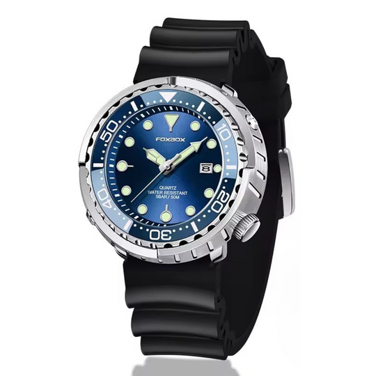 Modische Silikonarmband Chronograph Sportuhr