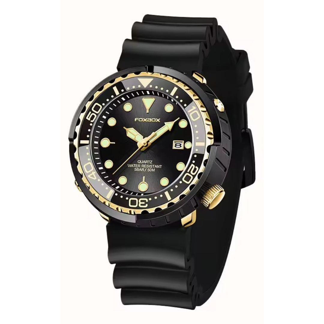 Modische Silikonarmband Chronograph Sportuhr