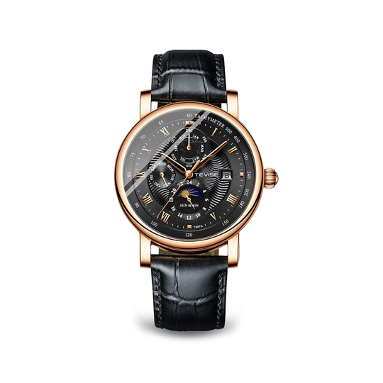 Automatic Mechanical Luxury Leather Watch