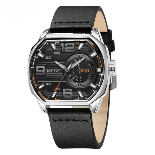 Montre de sport en cuir premium