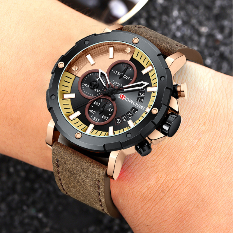 Montre de sport d'affaires pour hommes