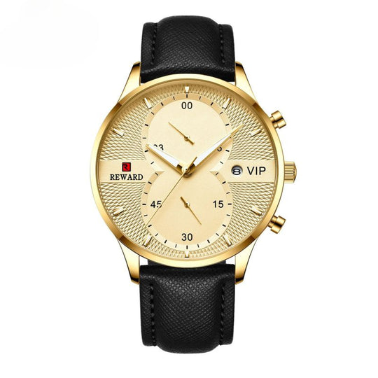 Luxury Chronograph Durable Quartz Watch