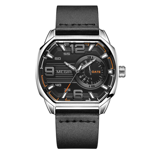 Montre de sport en cuir premium
