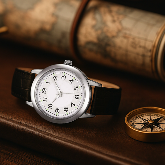 Elegant Stainless Steel Minimalist Watch