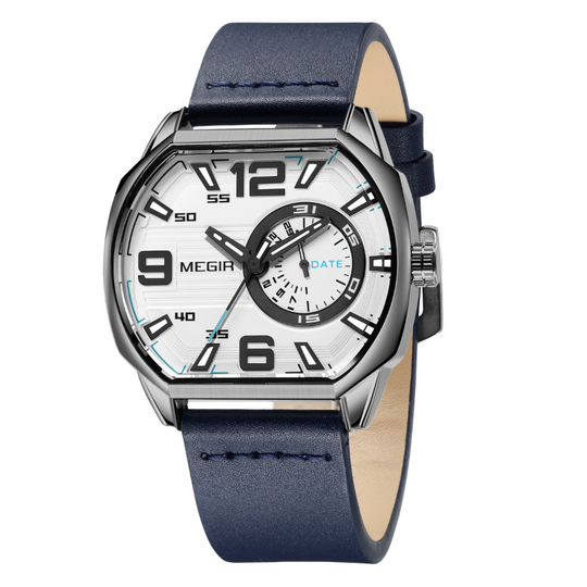 Montre de sport en cuir premium