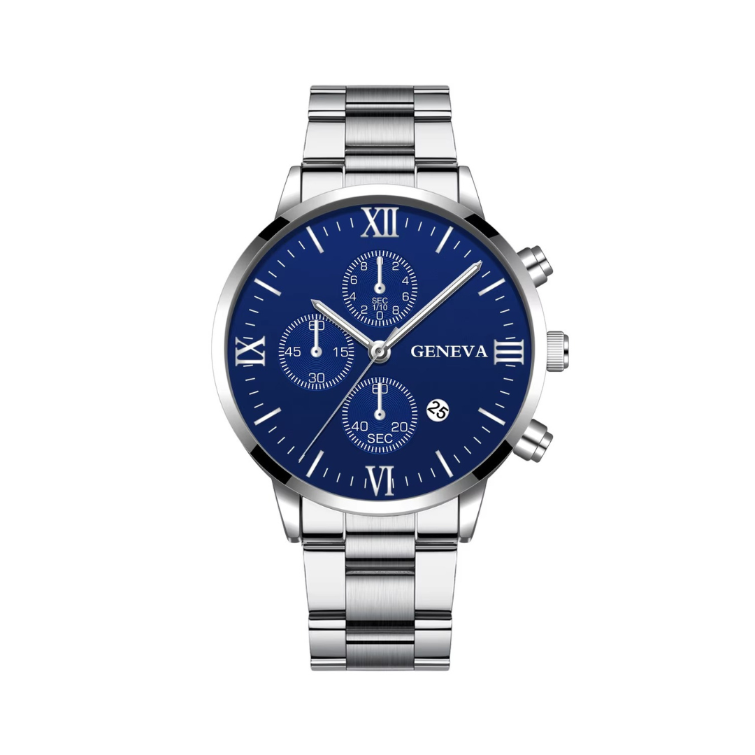 Montre-bracelet décontractée à maille fine ornée