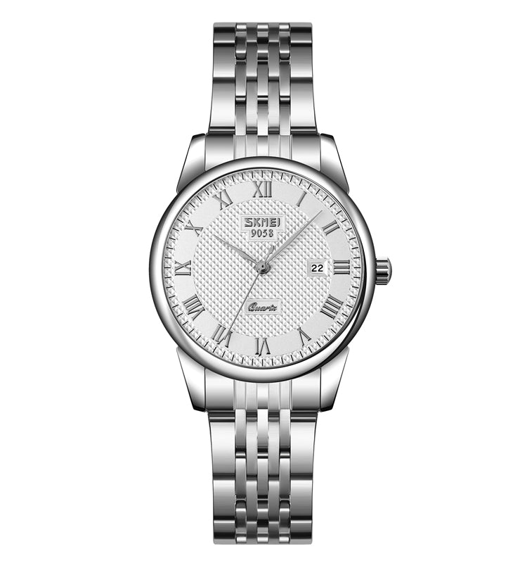 Klassische Leder Business Paar Uhr