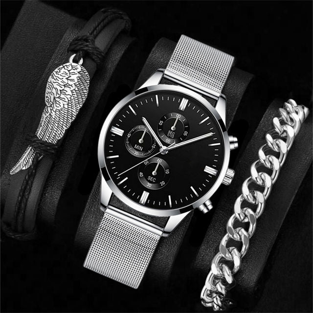 Heritage Chronograph Uhr und Armband Set