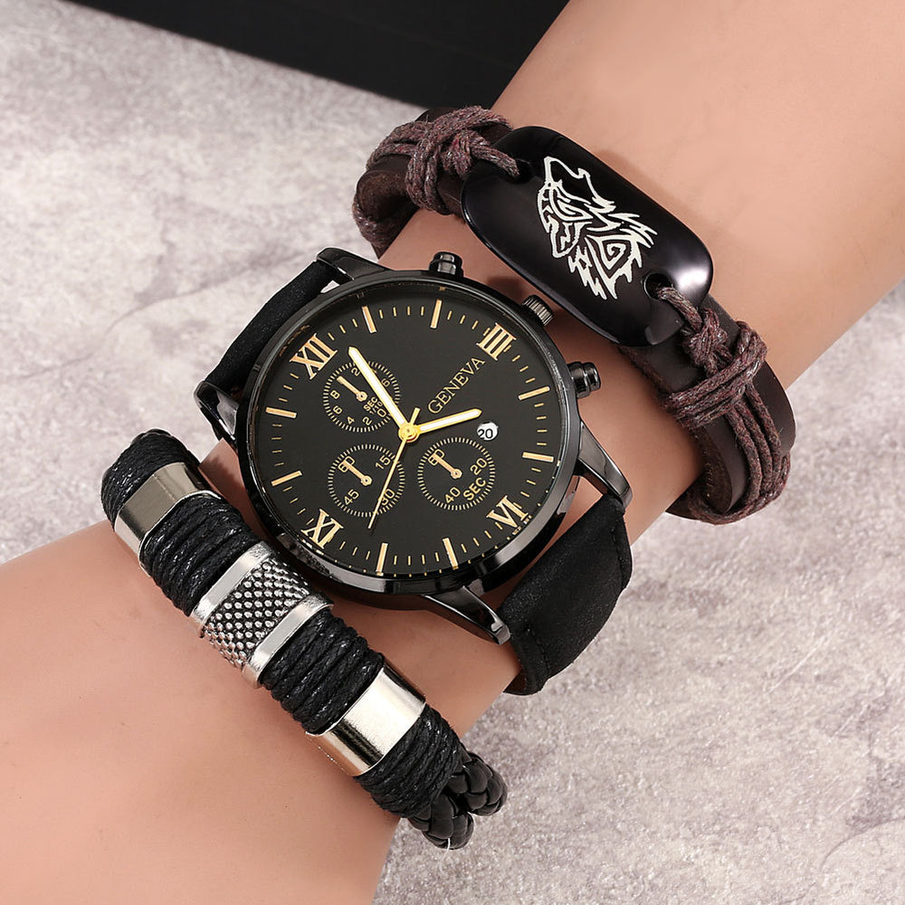 Modern Minimalist Watch & Bracelet Set