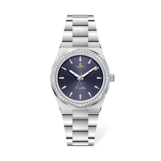 Edelstahl Achteckige Diamant Zarte Uhr