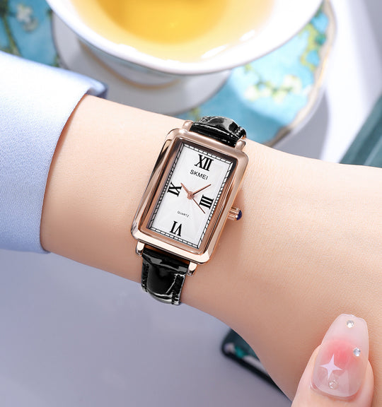 Lederband Freizeit-Uhr