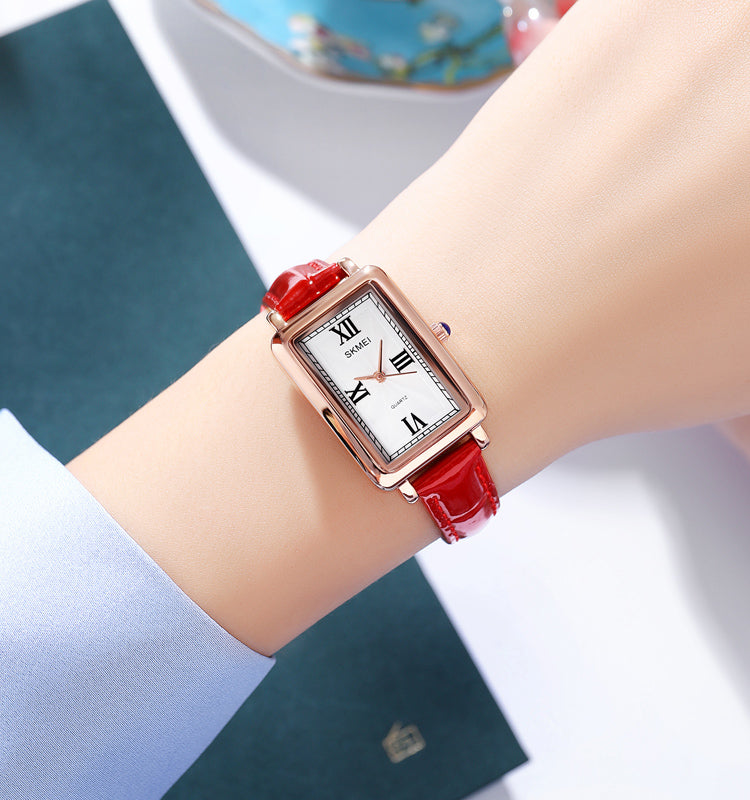 Lederband Freizeit-Uhr