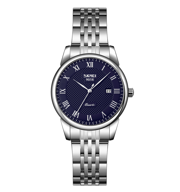 Klassische Leder Business Paar Uhr