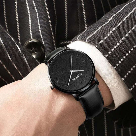 Leichte minimalistische Business-Uhr & Armband-Set