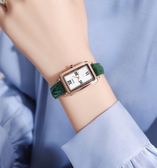 Lederband Freizeit-Uhr