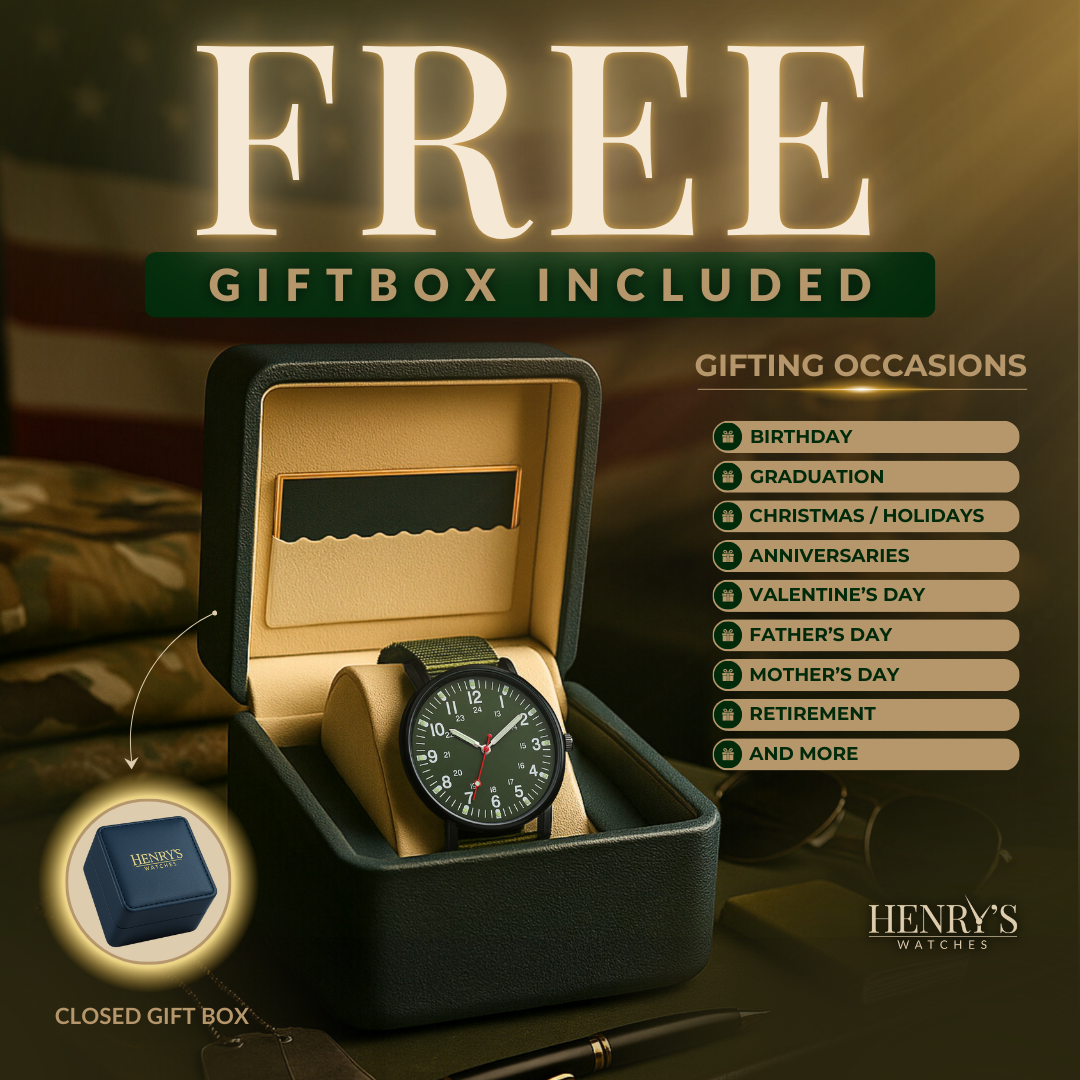 Sportliche Militär-Quarzuhr