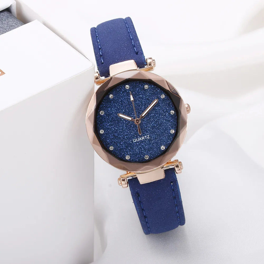 Montre moderne chic en strass