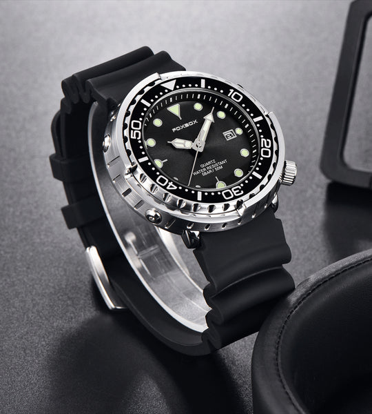 Modische Silikonarmband Chronograph Sportuhr