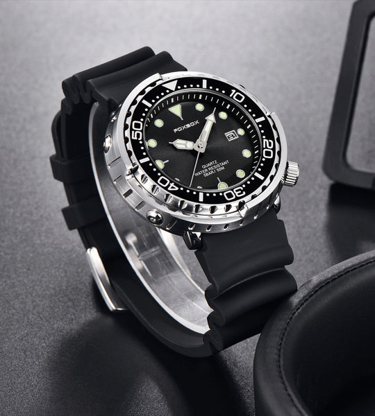 Modische Silikonarmband Chronograph Sportuhr