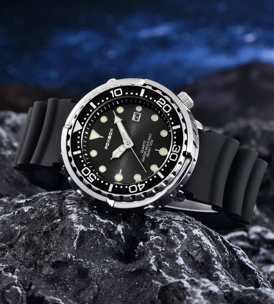 Modische Silikonarmband Chronograph Sportuhr