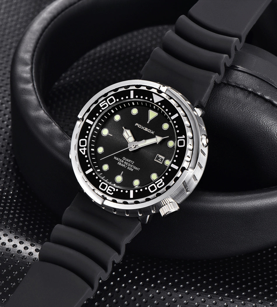 Modische Silikonarmband Chronograph Sportuhr