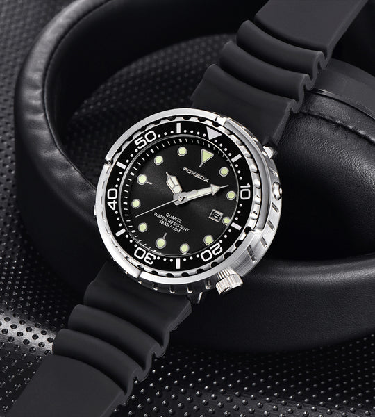 Modische Silikonarmband Chronograph Sportuhr