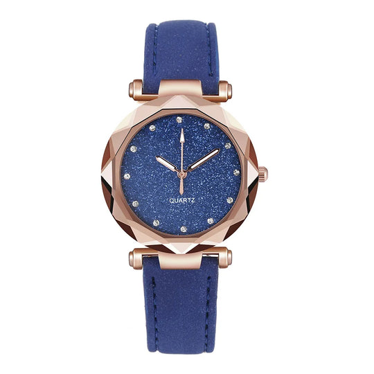 Montre moderne chic en strass