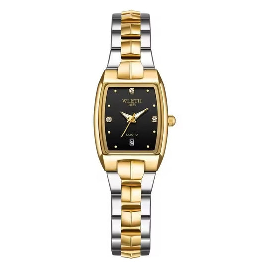 Quadrat Stil Quarz Paar Uhr