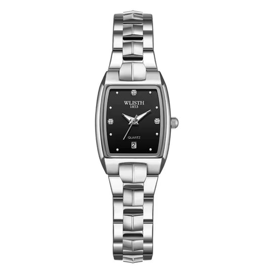 Quadrat Stil Quarz Paar Uhr