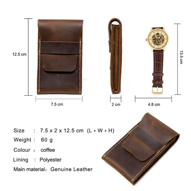 Heritage Leder Uhrenetui