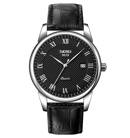 Klassische Leder Business Paar Uhr