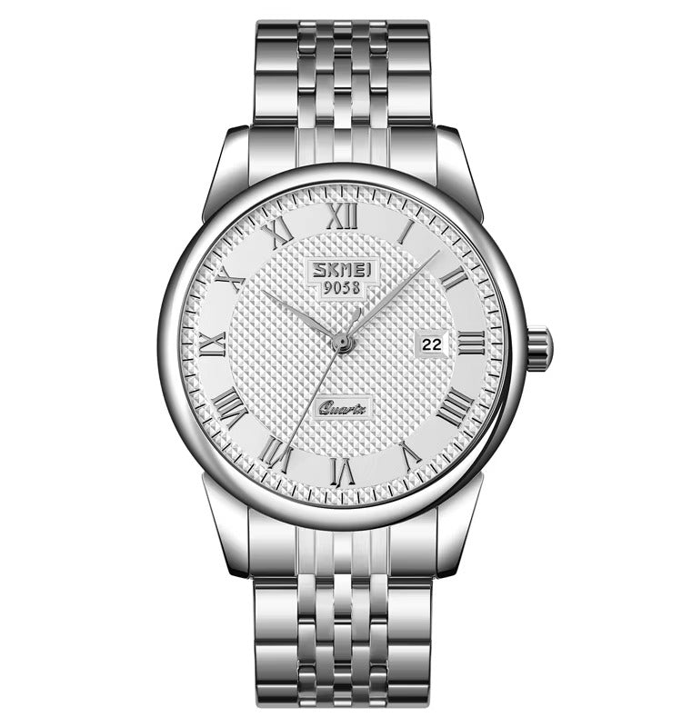 Klassische Leder Business Paar Uhr