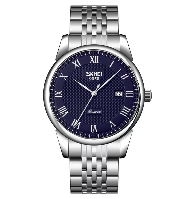 Klassische Leder Business Paar Uhr