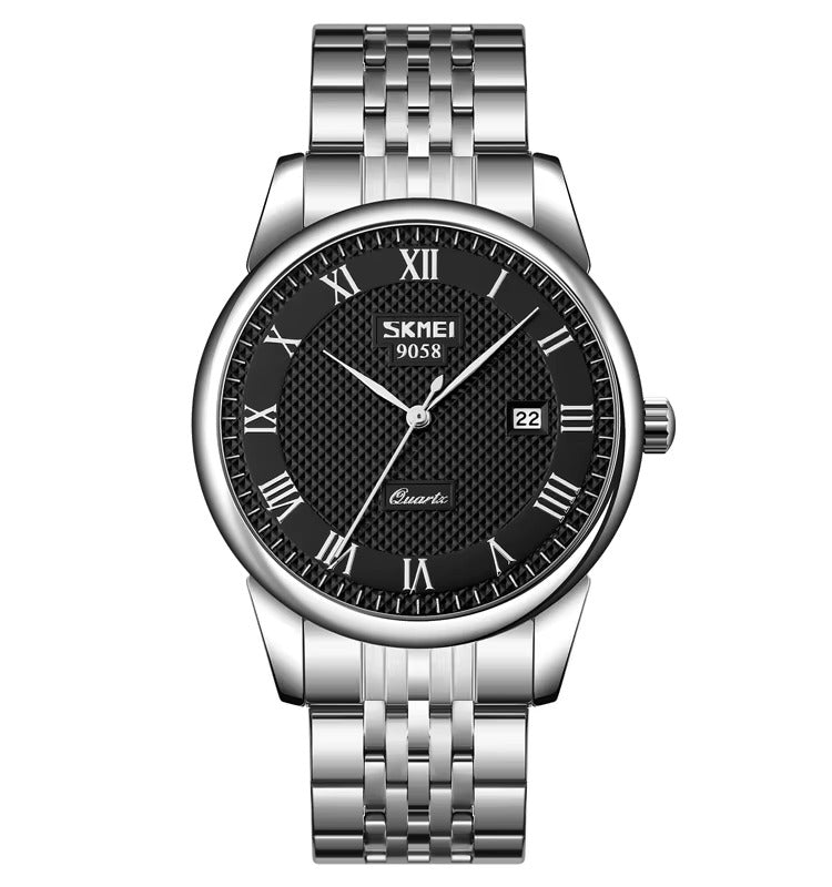 Klassische Leder Business Paar Uhr