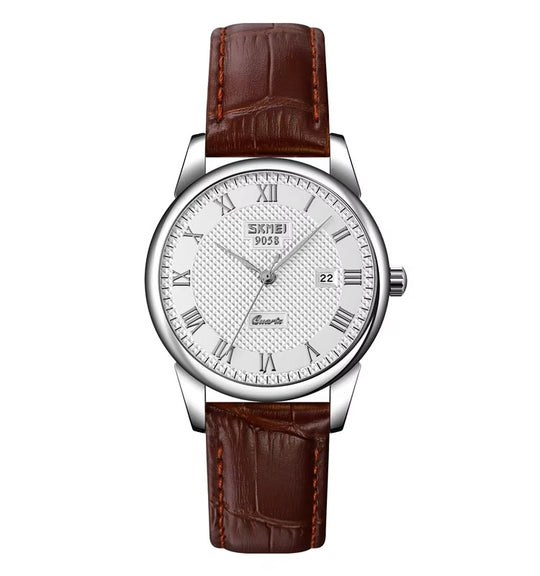 Klassische Leder Business Paar Uhr