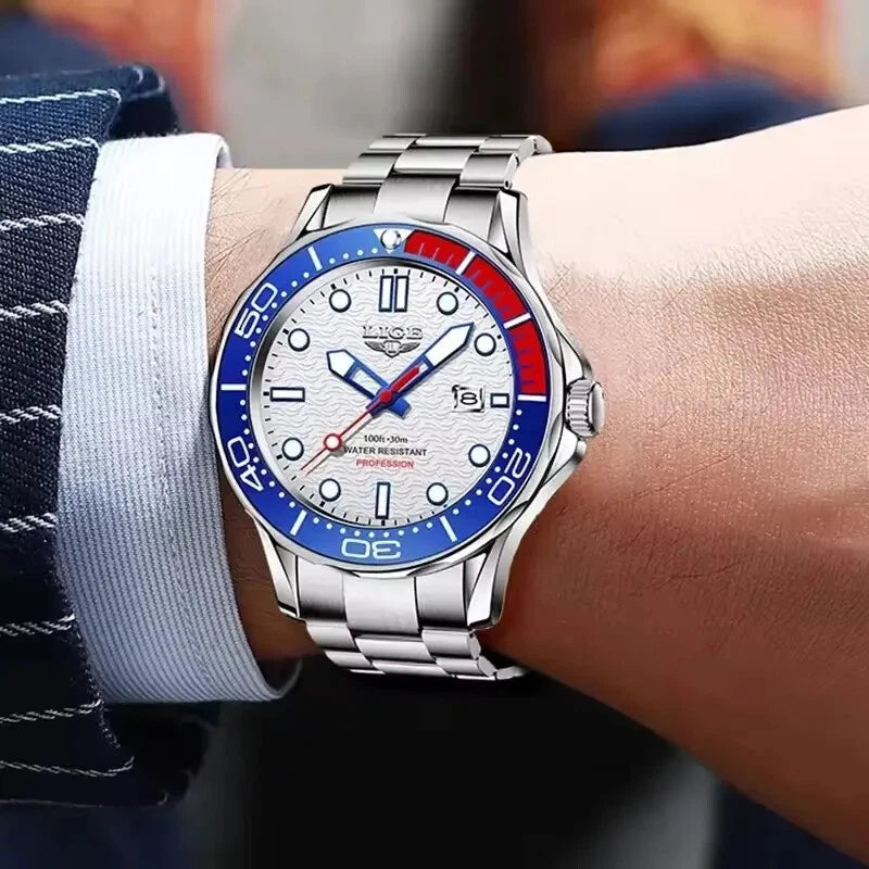 Luxus Vielseitige Leuchtende Freizeit-Uhr